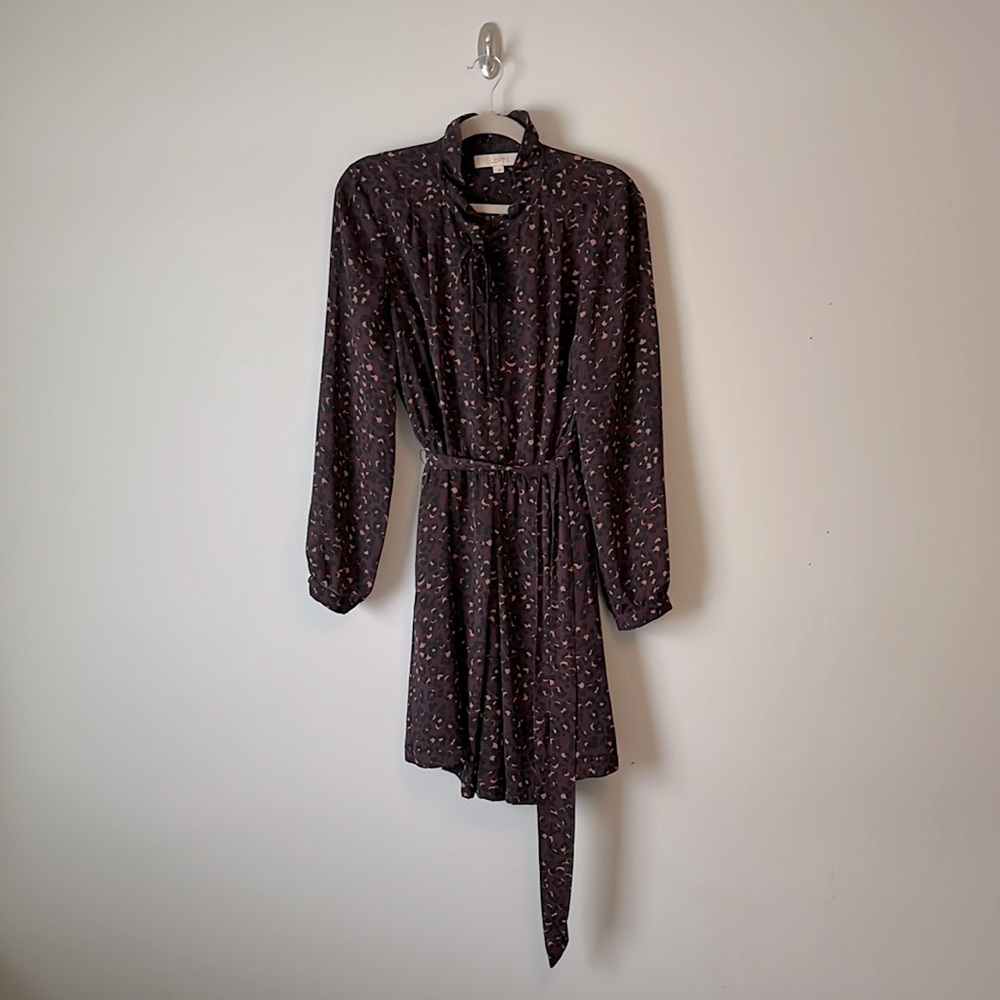 Leopard print shirtdress from Loft